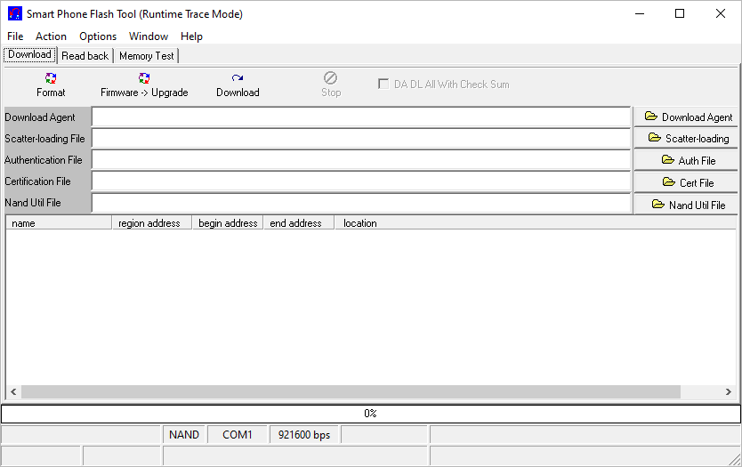 SP Flash Tool v3.1222 Preview